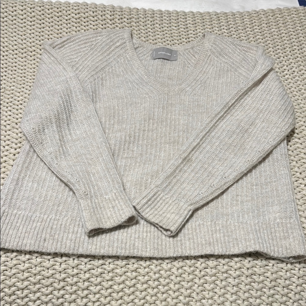 Everlane Alpaca v-neck Sweater